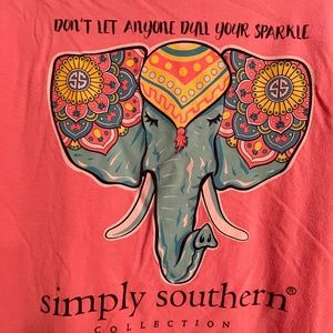Simply southern elephant tee